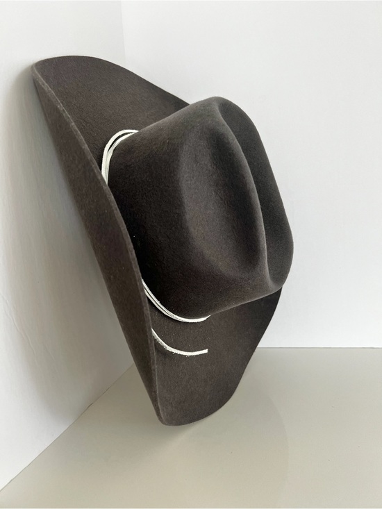 Other - Hurricane “The Harvey” Grey Felt Cowboy Hat Size M